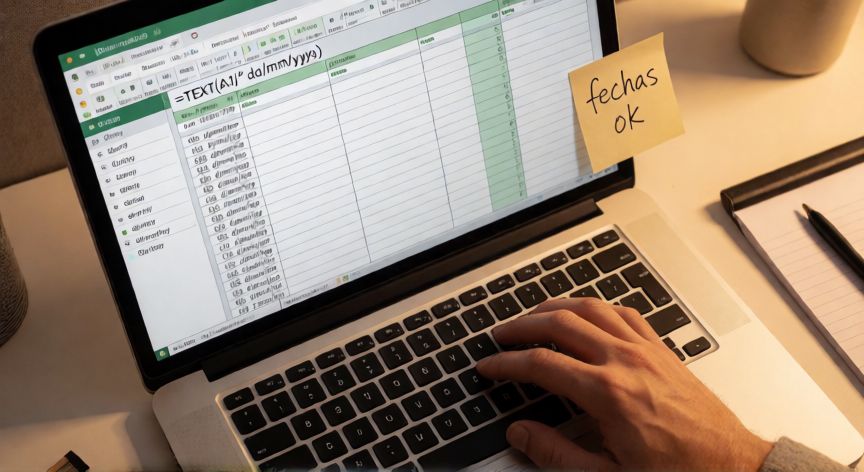 como cambiar formato fecha en excel mm dd yyyy a dd mm yyyy, Fórmula TEXT en Excel para convertir fecha a formato dd/mm/yyyy como texto