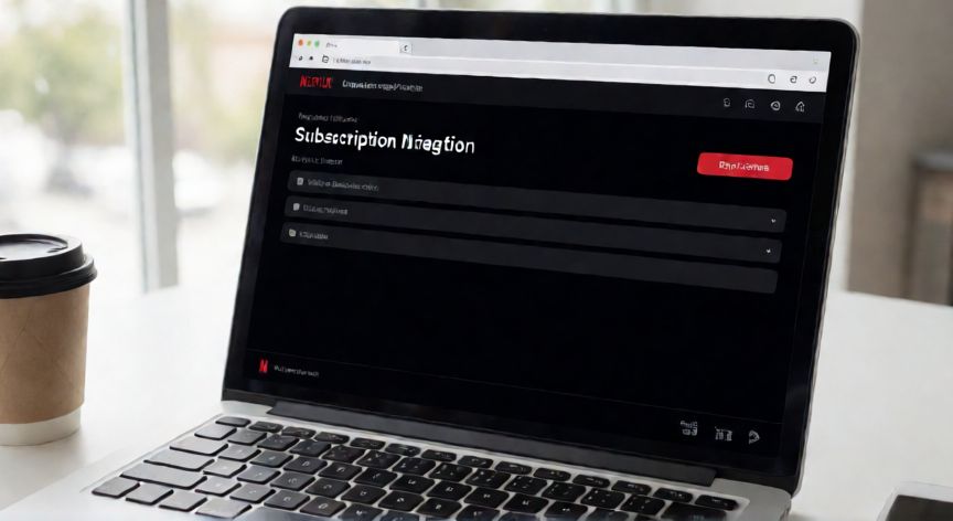 como cambiar mi 0lan de netflix, Gestión de suscripción de Netflix desde el navegador en una computadora portátil