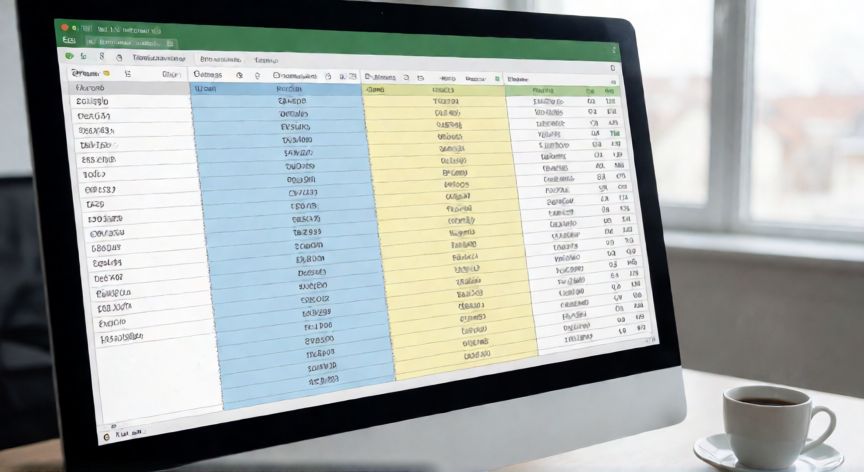 como comparar en excel dos columnas, Hojas de cálculo de Excel mostrando la comparación entre dos columnas con resultados TRUE y FALSE