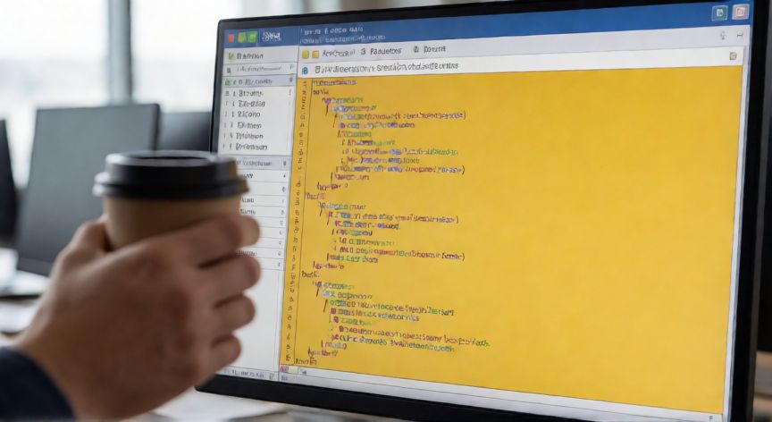 como convertir excel en pdf, Pantalla con código VBA para automatizar conversión de Excel a PDF en entorno de oficina