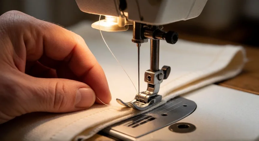 Cómo coser con aguja doble: guía completa para principiantes