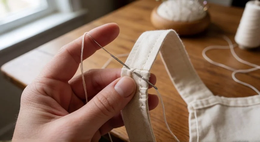 Cómo coser un tirante a mano: guía completa paso a paso