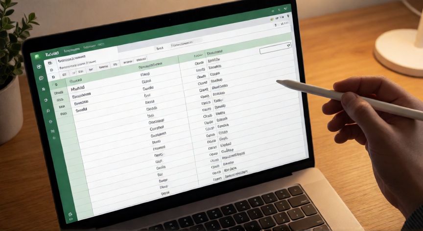 como crear en excel lista desplegable, Lista desplegable enlazada en Excel con provincias y ciudades dinámicas vistas desde arriba