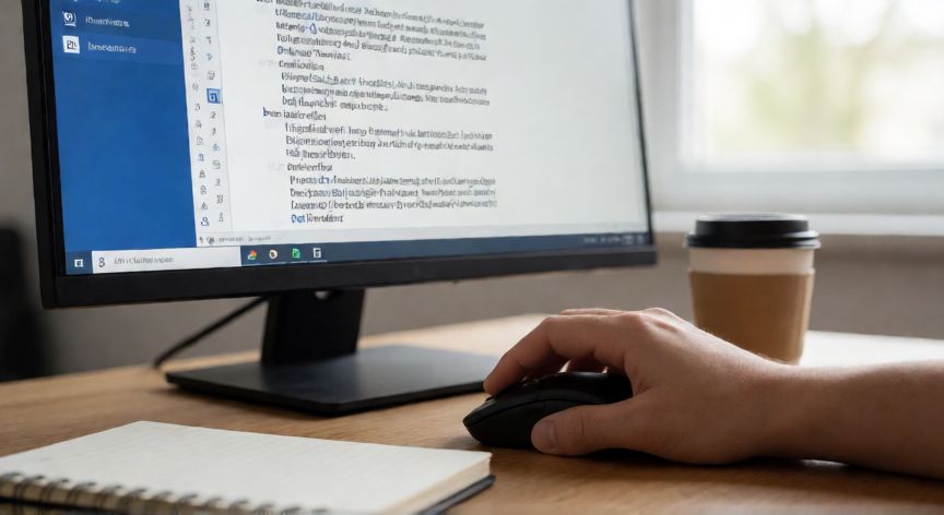 como eliminar en word hojas, Pantalla de Microsoft Word con marcas de formato visibles y cursor seleccionando un salto de página