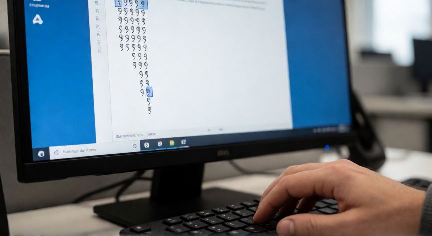 como eliminar una hoja en word que no se deja borrar, Pantalla de Word con marcas de párrafo activadas mostrando saltos de sección ocultos