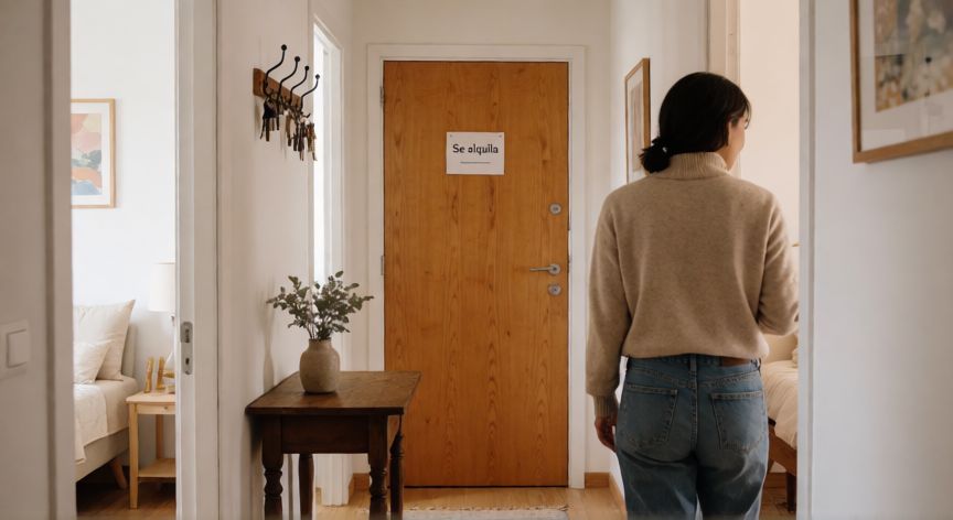 como encontrar habitacion en madrid, Visita a una habitación en alquiler en un piso compartido de Madrid