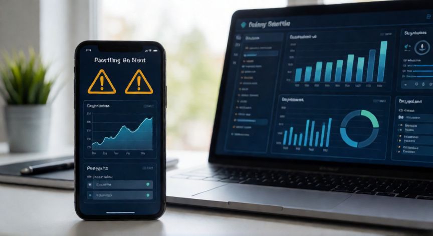 como encontrar keylogger oculto, Equipos con panel de seguridad mostrando alertas de posibles amenazas en el sistema