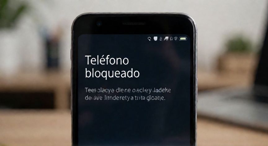 como encontrar mi movil con google, Móvil Android bloqueado de forma remota con mensaje de recuperación