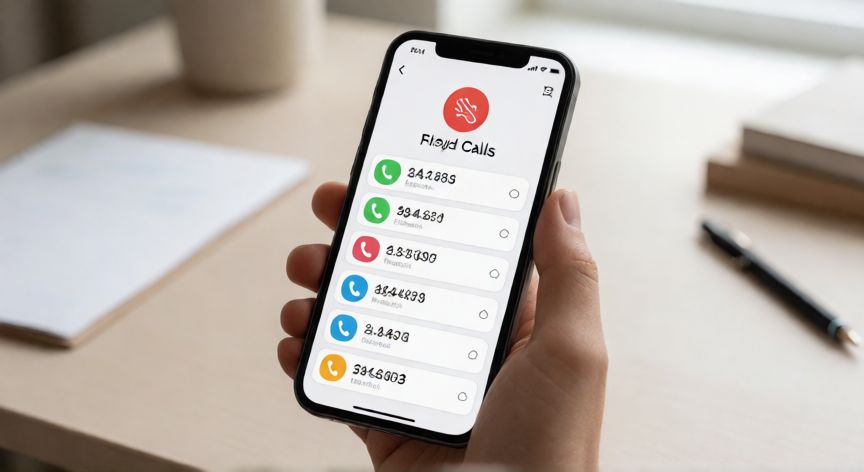 como encontrar numeros bloqueados, Persona revisando números bloqueados en el teléfono móvil