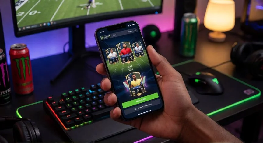 Jugador abriendo packs en FC 24 Ultimate Team desde su ordenador