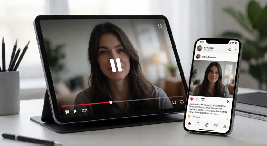 como encontrar videos eliminados de youtube, Tablet y móvil mostrando una copia alternativa de un video eliminado