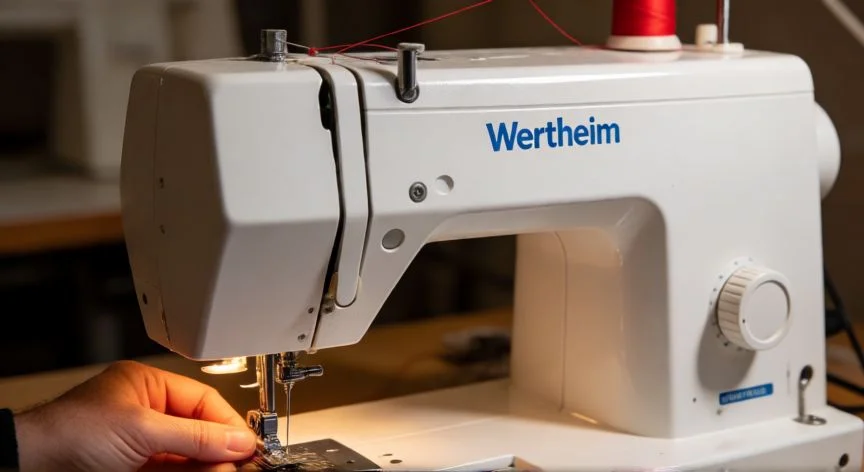 Cómo enhebrar una máquina de coser Wertheim paso a paso