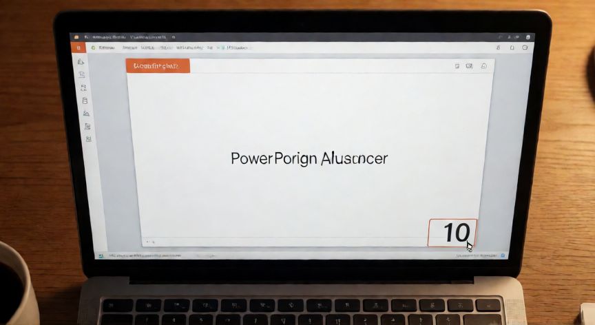 como enumerar paginas en powerpoint, Vista del diseño maestro en PowerPoint editando la posición del número de diapositiva