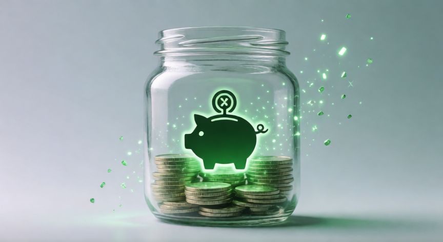como funciona ahorrar en mercado pago, Concepto visual de acumulación de propinas digitales en Mercado Pago
