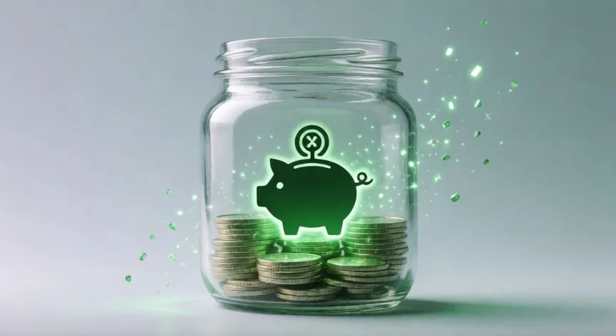 como funciona ahorrar en mercado pago, Concepto visual de acumulación de propinas digitales en Mercado Pago