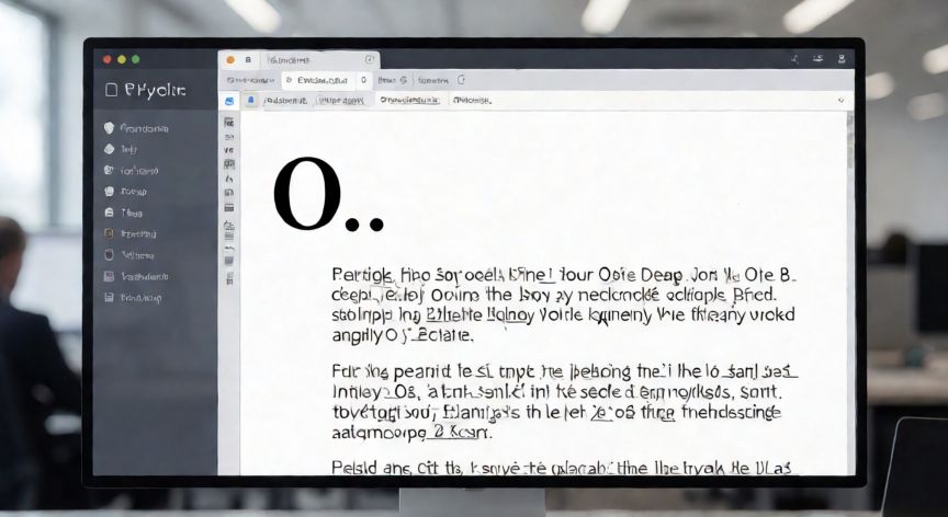 como hacer 0 con raya, Monitor mostrando documento de texto con ceros tachados