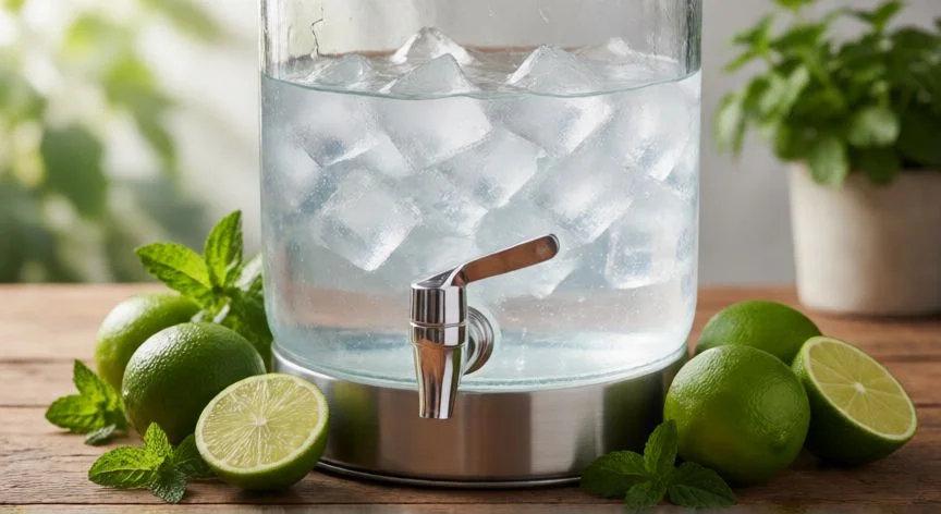 Dispensador de bebidas con ingredientes para mojito masivo
