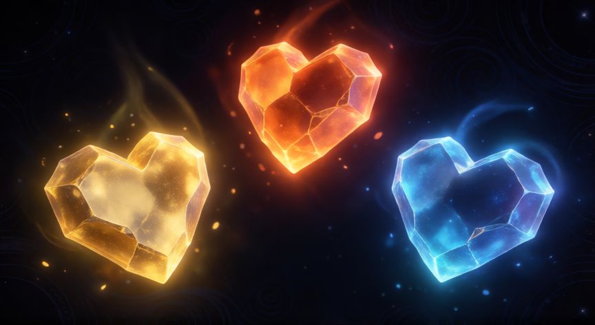 como hacer cada final de hollow knight, Fragmentos del Corazón brillando en la oscuridad de Hollow Knight