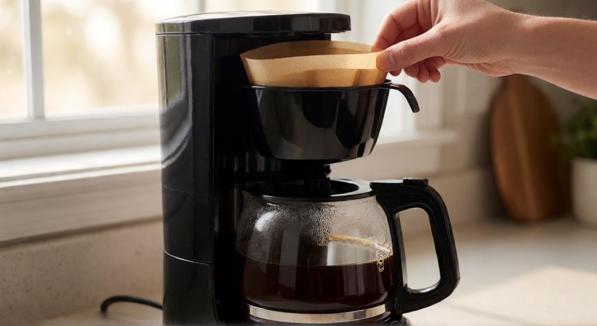 como hacer cafe en cafetera black and decker 5 tazas, Cafetera Black and Decker de 5 tazas con café recién preparado