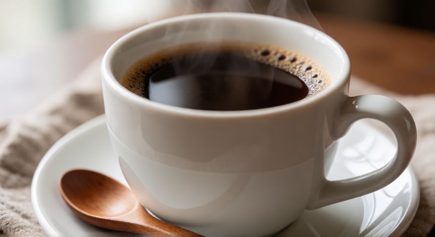 como hacer cafe juan valdez liofilizado, Taza de café Juan Valdez liofilizado recién preparado con vapor