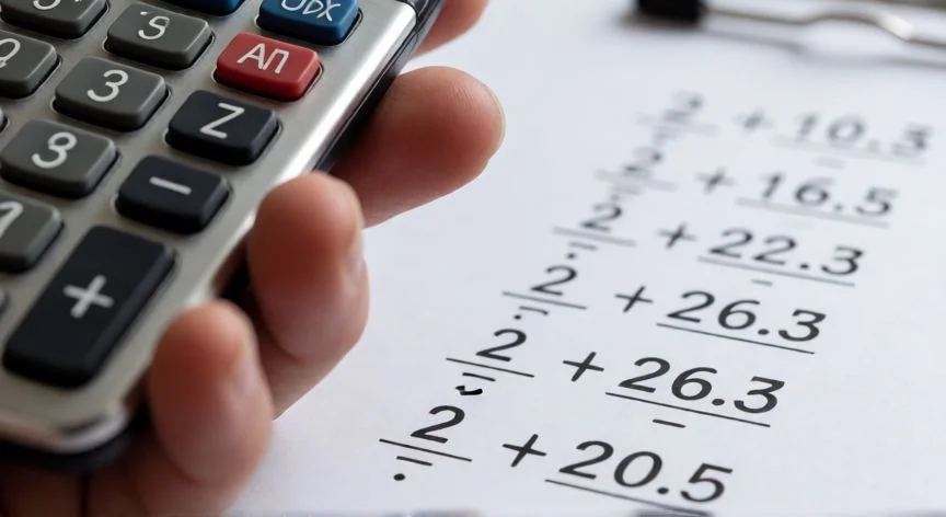 como hacer divisiones con punto decimal de 5 cifras, Cálculo de divisiones decimales con calculadora y papel verificación