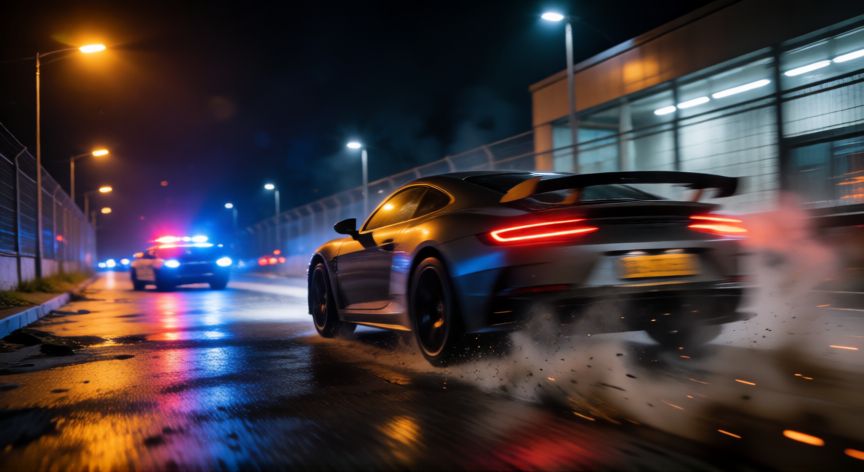 como hacer el nuevo atraco en gta 5, Vehículo de escape huyendo de la policía en GTA Online