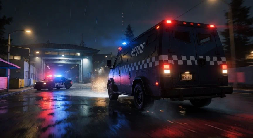 como hacer el nuevo golpe de gta, Vehículo de escape durante la huida del nuevo golpe en GTA Online
