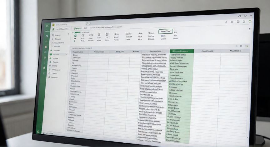 como hacer en excel que el texto no salga de la celda, Hojilla de Excel con texto ajustado dentro de las celdas usando salto de línea