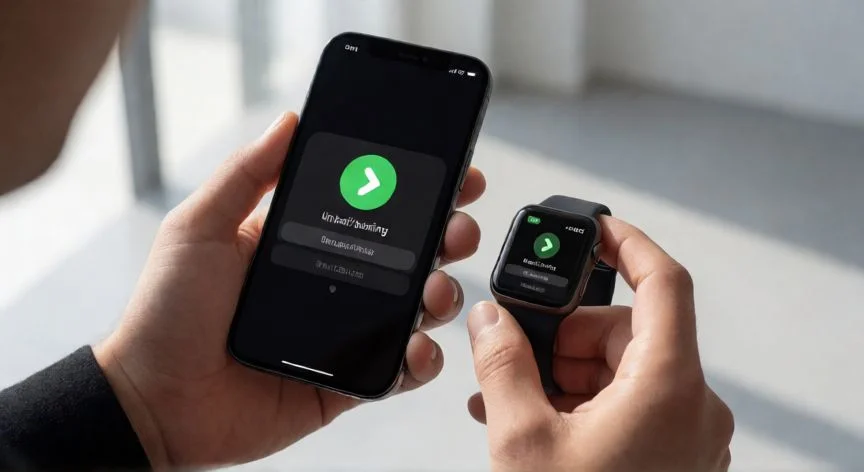 Desvinculando Apple Watch mediante la aplicación en el iPhone