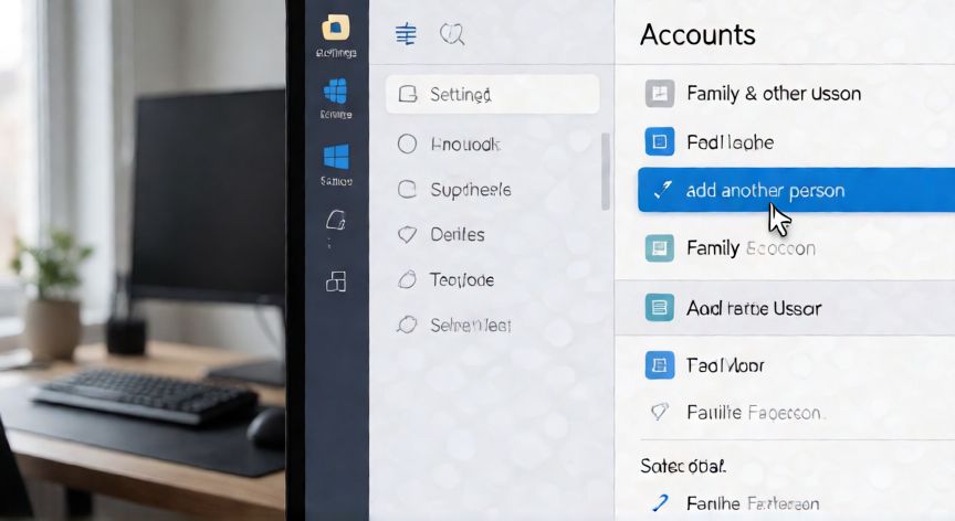 como hacer nuevo usuario en windows 10, Interfaz de configuración de Windows 10 para añadir usuarios