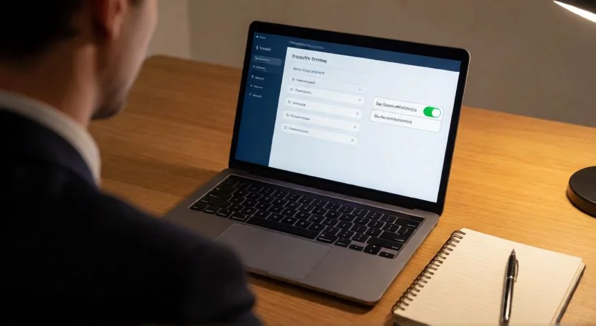 cómo hacer otro nuevo correo, Configuración de seguridad y activación de autenticación en dos pasos en una portátil