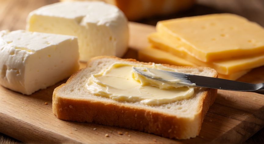como hacer pan queso colombiano, Preparación del pan con mantequilla y quesos para el desayuno colombiano