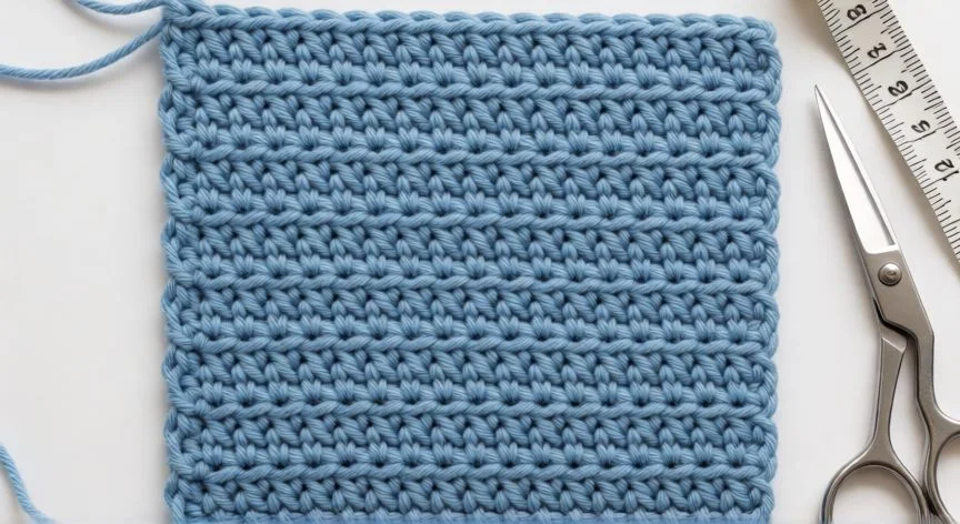 como hacer punto bucle en crochet, Muestras de punto bucle en distintos tamaños con agujas de 15mm y 2,5mm