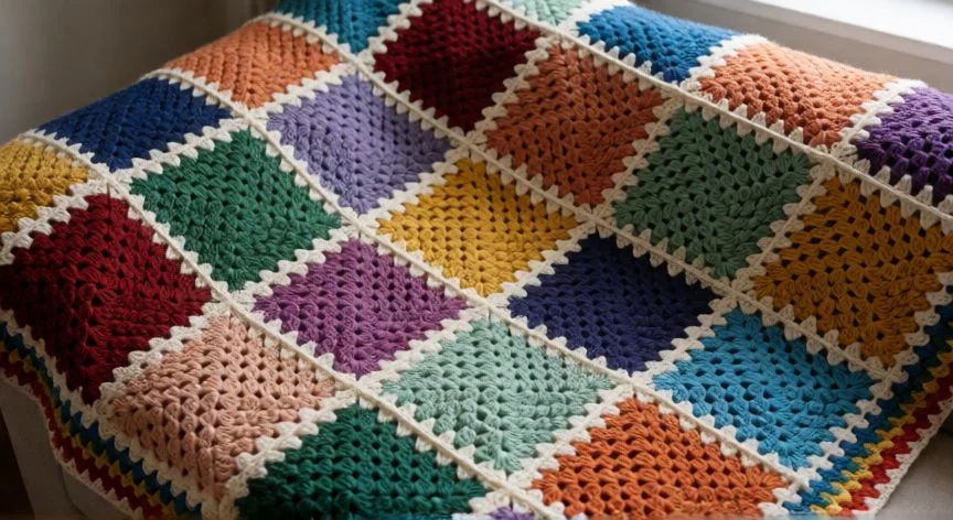 como hacer punto cangrejo a crochet paso a paso, Borde de punto cangrejo en color burdeos sobre tejido crema, acabado decorativo