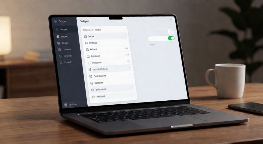 Configuración de punto de acceso WiFi en un portátil moderno