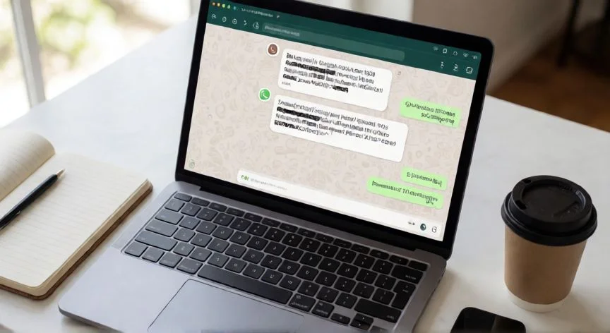 como hacer punto y aparte en whatsapp web, Mensajes organizados con saltos de línea y formato en la interfaz de WhatsApp Web