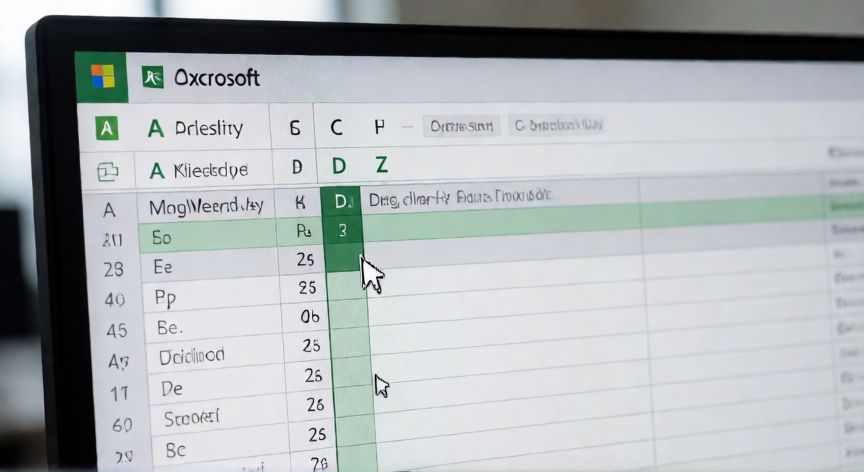 como hacer que cada celda se ajuste al texto, Cursor ajustando el ancho automático de una columna en Microsoft Excel