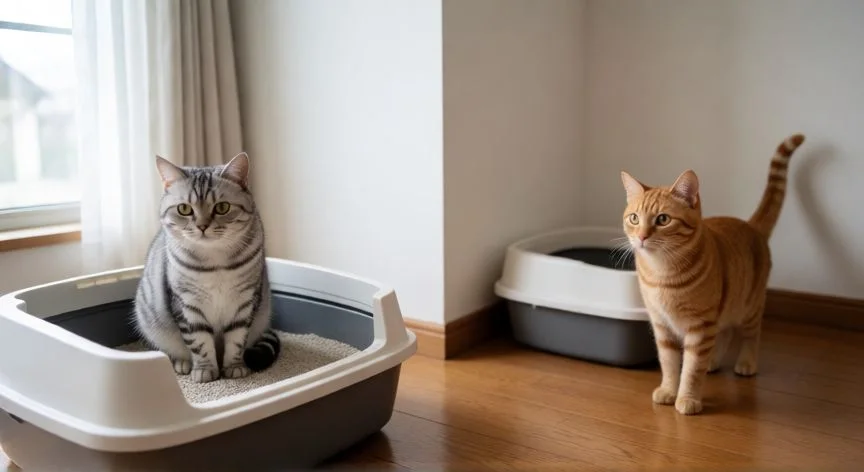 Estrategias para que cada gato use su propio arenero