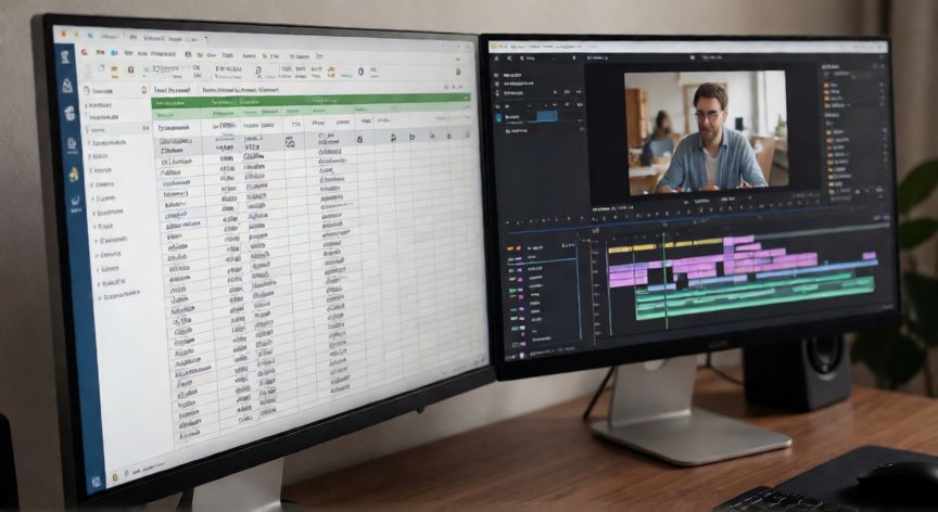 como hacer que cada monitor sea independiente, Configuración de doble monitor extendido en escritorio