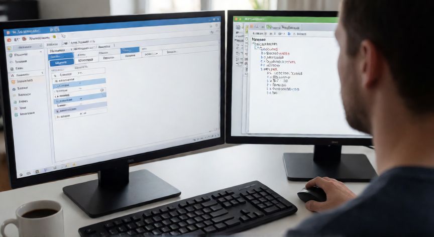 como hacer que un bat se ejecute cada x tiempo, Desarrollador revisando propiedades del programador de tareas y código de script