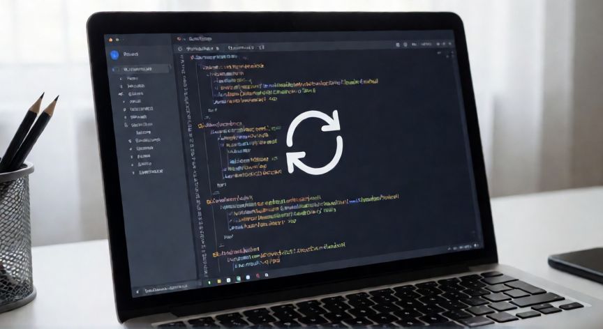 como hacer que una pagina se refresque cada cierto tiempo, Código JavaScript en una pantalla de portátil para actualizar página web
