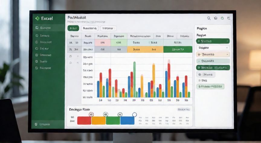 como hacer tablas en excel dinamicas, Dashboard en Excel con tabla dinámica, segmentaciones de datos y línea temporal interactiva