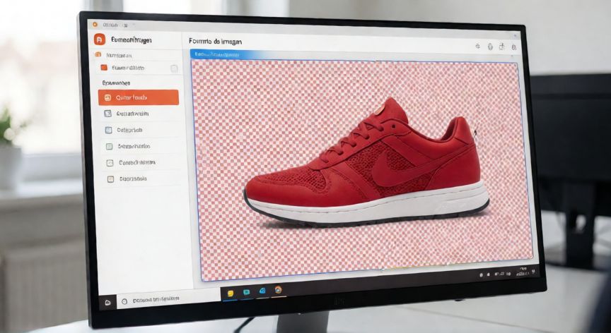 como hacer transparente una imagen en powerpoint 2016, Pantalla de PowerPoint 2016 con la herramienta Quitar fondo activa sobre una imagen seleccionada mostrando el patrón de transparencia
