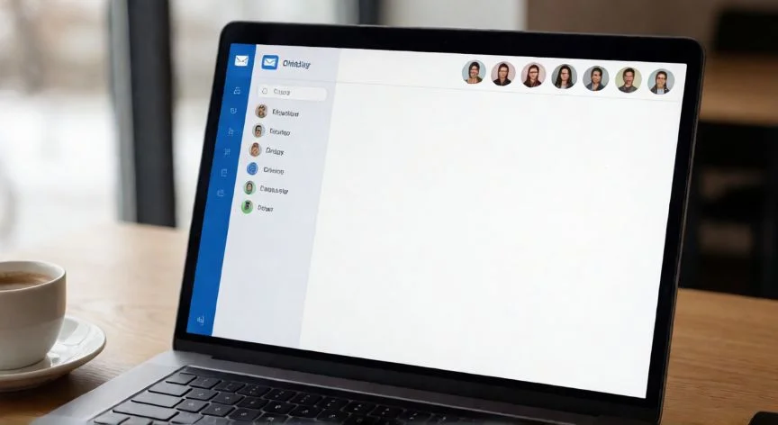 Pantalla de ordenador mostrando cómo añadir una segunda cuenta de correo