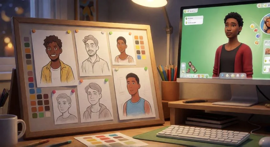 como hacer un nuevo sim sims 4, Edición del cuerpo en el CAS de Los Sims 4 moldeando proporciones con arrastre y deslizadores