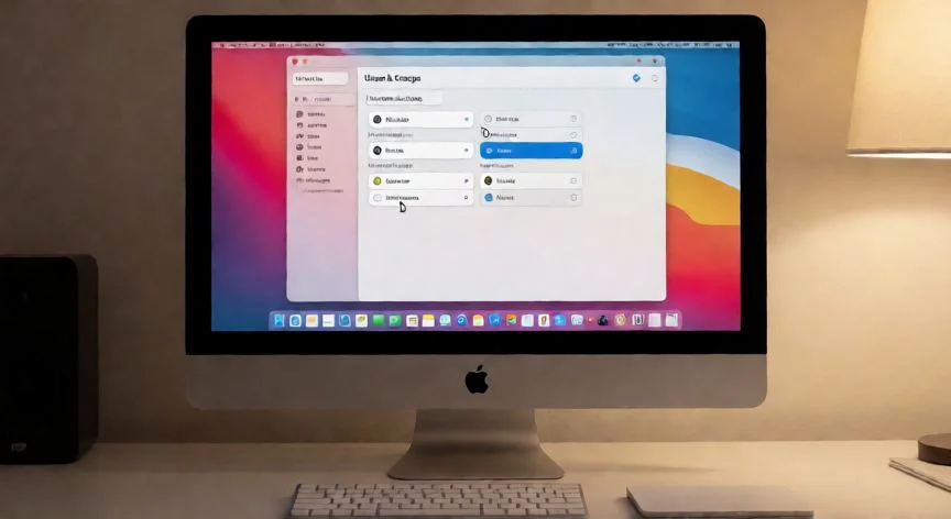 como hacer un nuevo usuario en el ordenador, Interfaz de macOS en Usuarios y Grupos preparada para crear un nuevo perfil de usuario