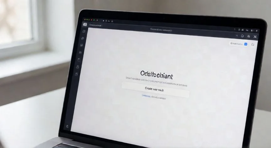 como hacer un nuevo vault en obsidian, Pantalla de Obsidian mostrando la ventana de creación de nueva bóveda