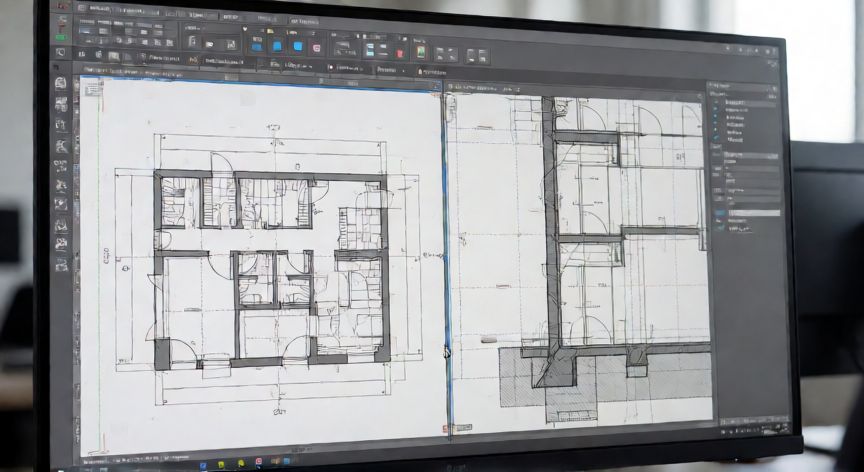Pantalla de AutoCAD mostrando la creación de un nuevo viewport en el espacio de papel