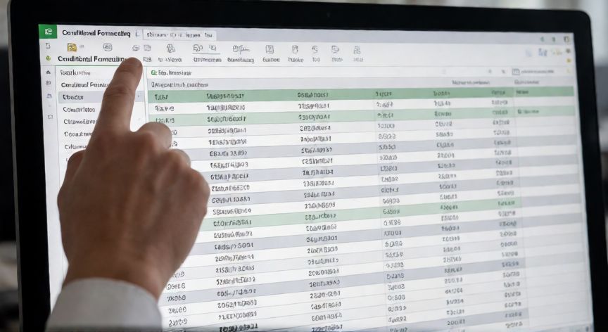 como hacer una fila de cada color en excel, Pantalla de Excel mostrando formato condicional con filas alternadas en gris y blanco