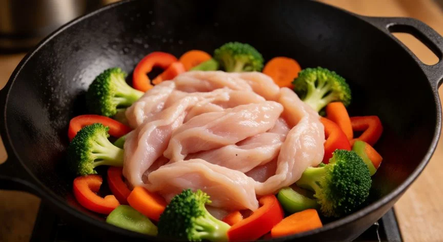Cómo hacer un Wok de Verduras y Pollo Perfecto